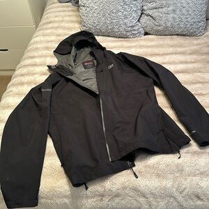 Outdoor research rain jacket